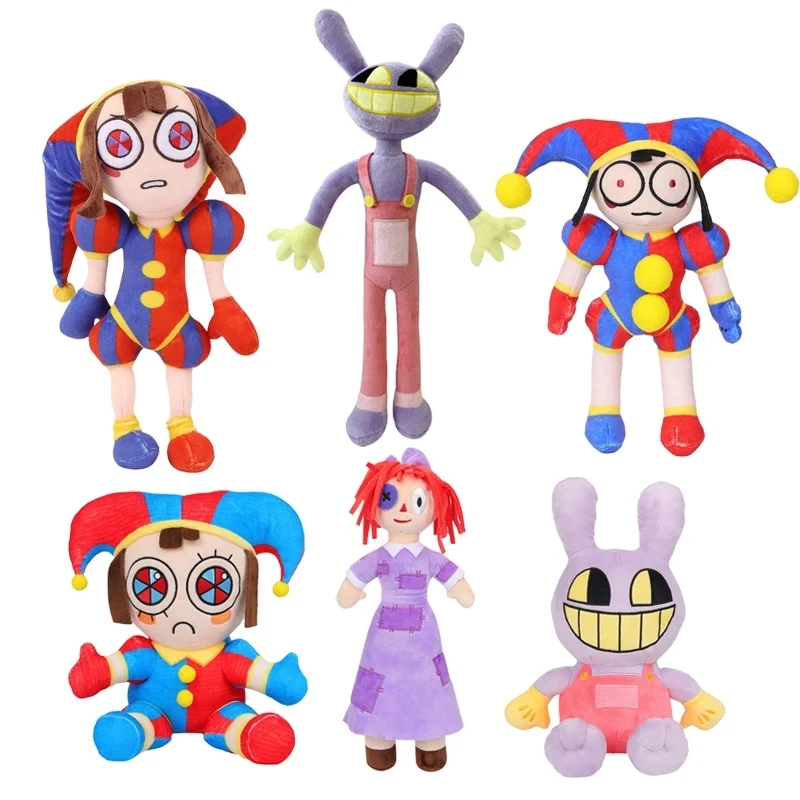 Brand New in Digital Circus Anime Cartoon Plush Soft Plush doll Theater Rabbit Doll Stuffed Toys Christmas Gifts