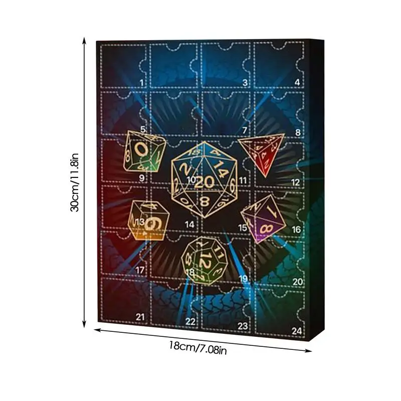 Dungeons and Dragons Advent Calendar 24 Days of Christmas Advent Calendar Christmas Countdown Gift for Kids