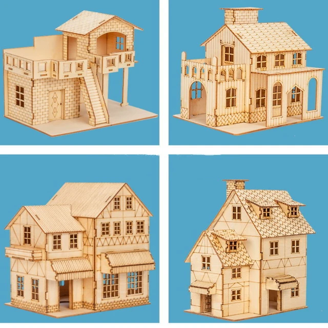 3D Metal Model KITS DIY Miniatures Buildings Instruments Laser Cut DIY  Steel Kit -  UK
