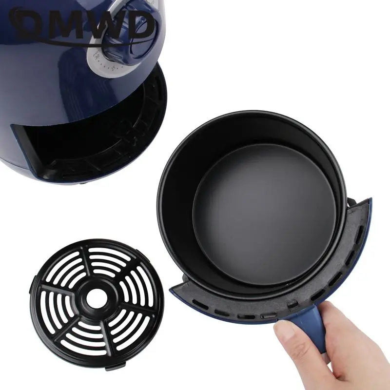 1L Capacity Oil Free Deep Fryer French Fries Chicken Frying Machine Time and Temperature Adjustable Smokeless Mini Bake Oven 3