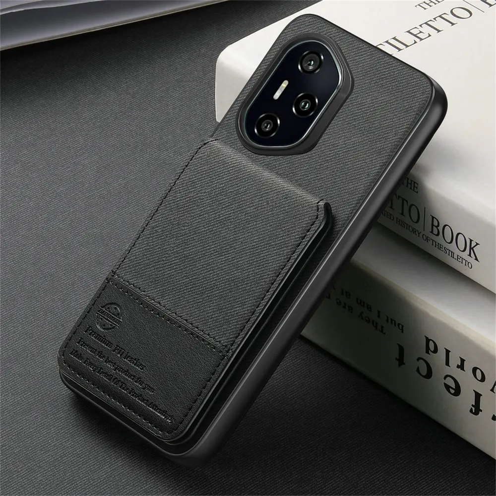 Luxury Leather RFID Card Case & Back Cover