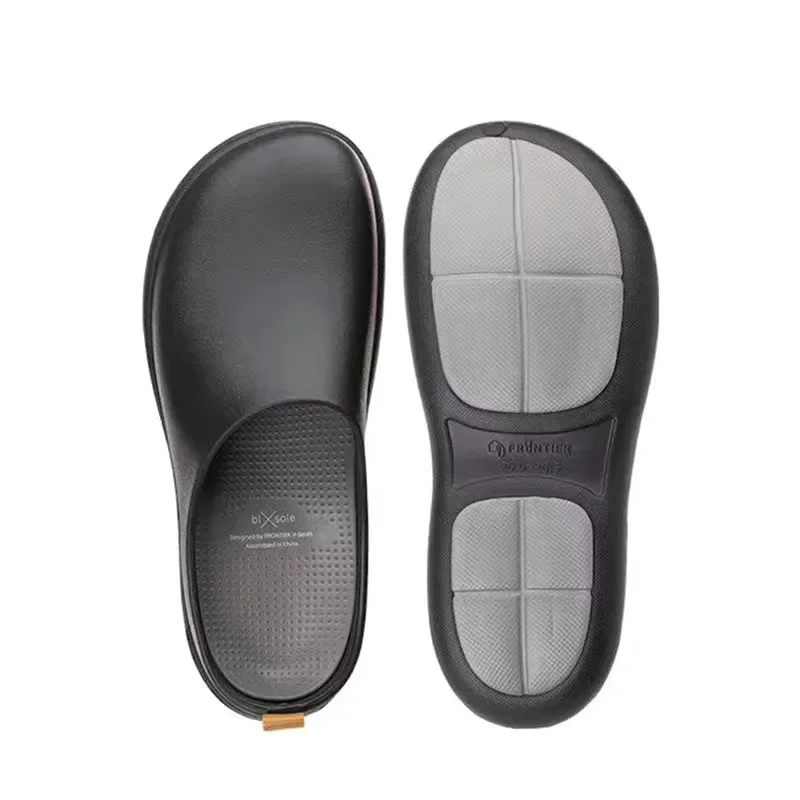 

Мягкие толстые туфли Lux Eva, японские сандалии для шеф-повара Bisole для мужчин и женщин, минималистичный дизайн, модные шлепанцы с круглым носком, сандалии, обувь