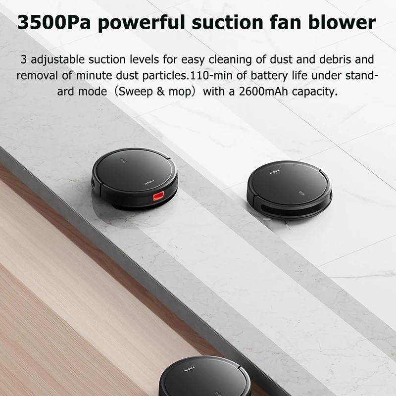 Xiaomi Robot Vacuum E10C Negro - Aspirador Robot