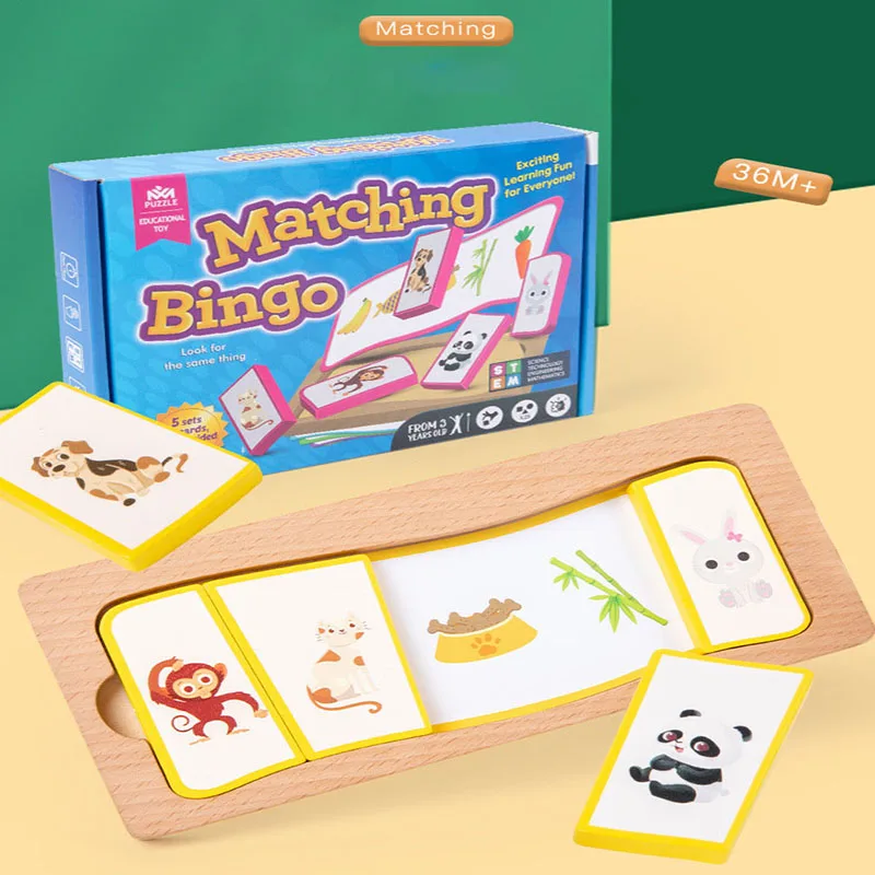 

Montessori Sorting Matching Wooden Toys for Toddlers Color Shapes Animals Sensory Puzzle Games Early Education Intelligence Toys