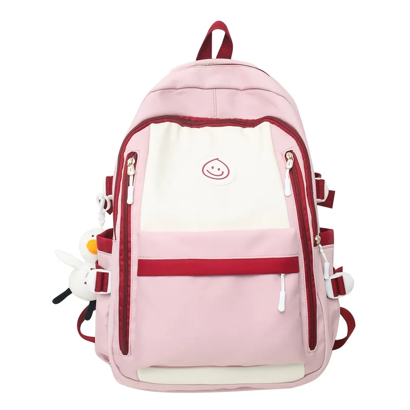 Student backpack, Japanese cute college style backpack, personalized graffiti, funny and versatile backpack, travel backpack tre