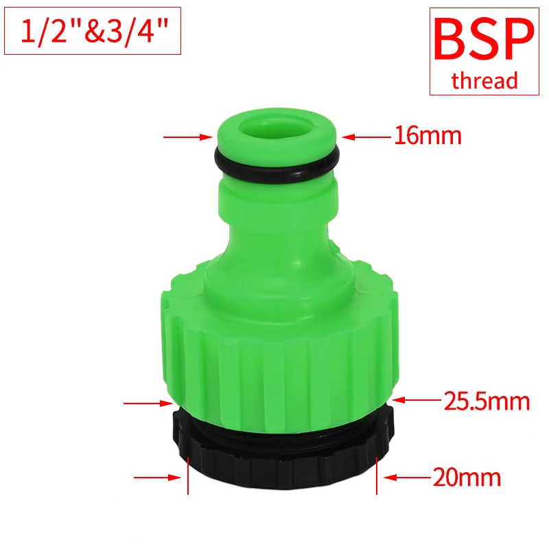 Garden Watering Hose Quick Connector 1/2'' Standard Car Wash Gun Joint Repair Extender Pipe Coupler Adapter Irrigation Fittings