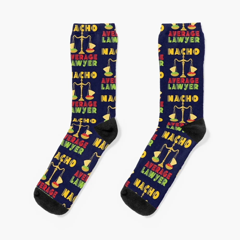 Nacho Average Lawyer Socks crazy heated New year's Designer Man Socks Women's the lawyer