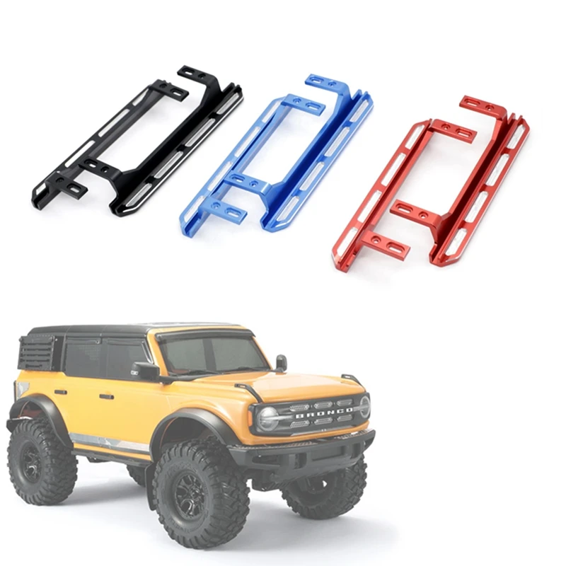XUNJIAJIE Seitenschutz Für TRX4 Bronco - Rostfreier Stahl Antiskid Platte 0.3mm
