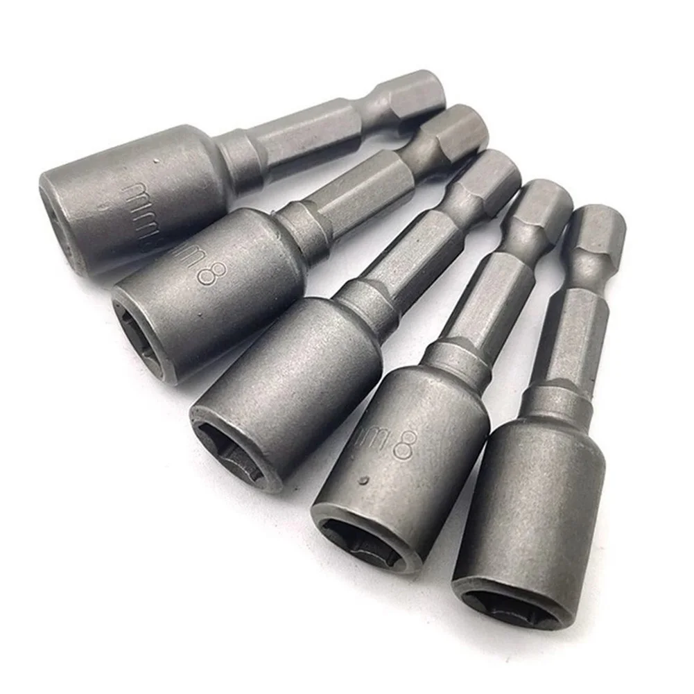 

Набор Магнитных гаечных ключей, комплект из 5 предметов 48 мм/4 переходника с шестигранной головкой для дрели, шуруповерта, гаечного ключа, ударной гайки, болта, отвертки, ручной инструмент