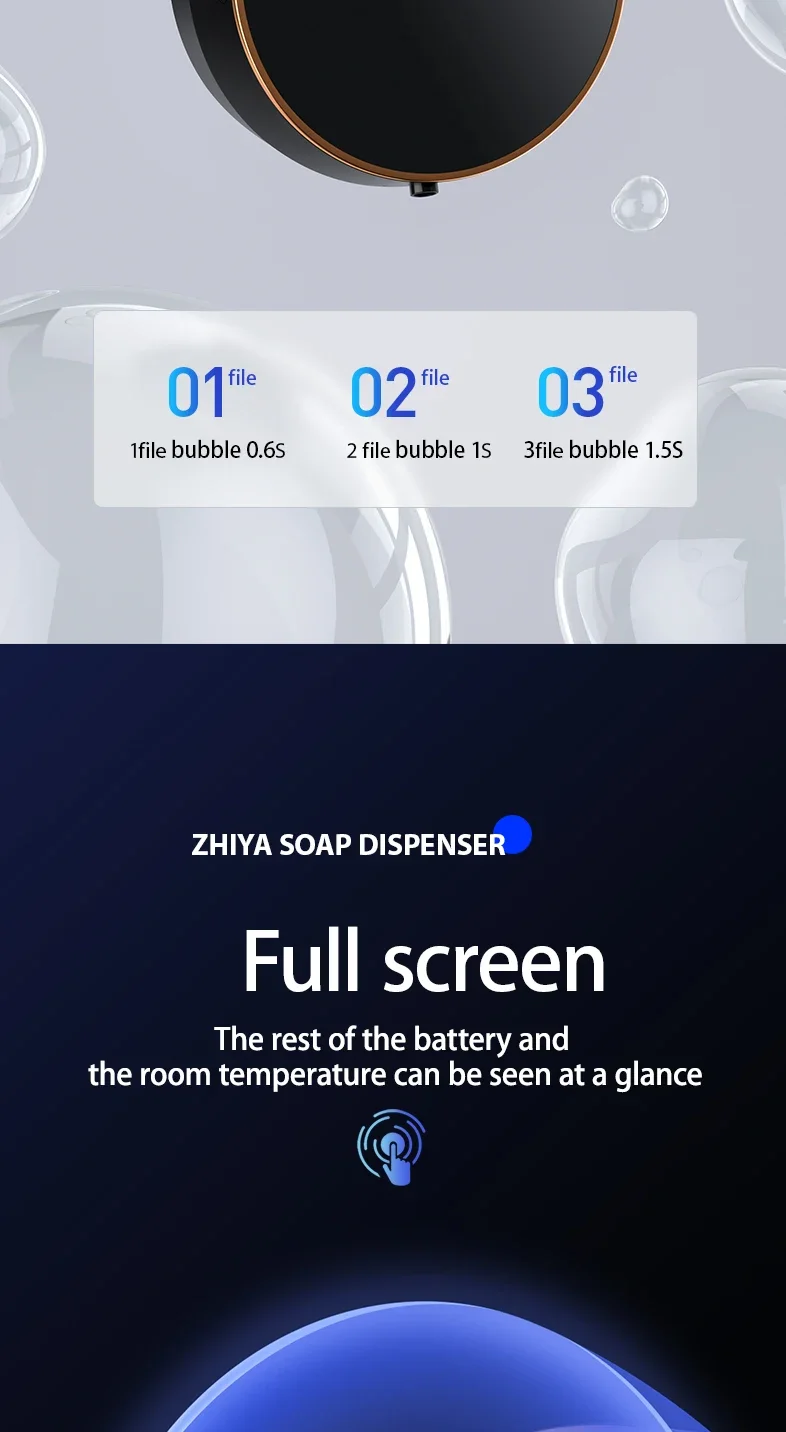 Description Picture 6 of itemAutomatic Soap Dish Fast Foaming Easy Installation Kitchen Soap Dispenser Hands Long Endurance Shower Kit Bathroom Equipment