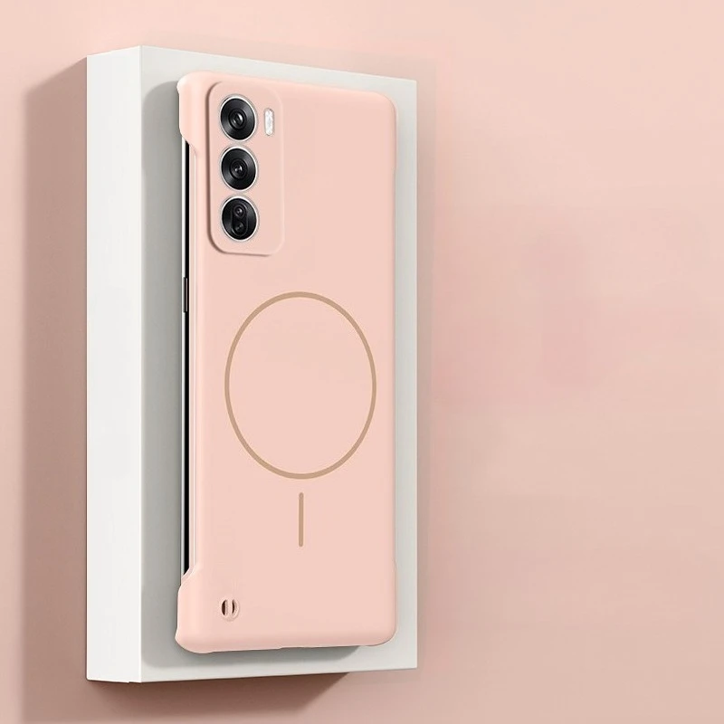 Sleek Frameless Magnetic Case with Matte Finish