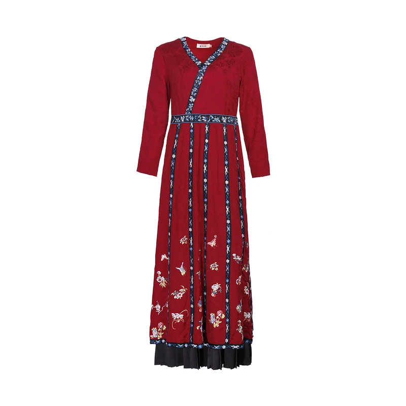 Рисунок 4 - Женское винтажное платье с длинным рукавом