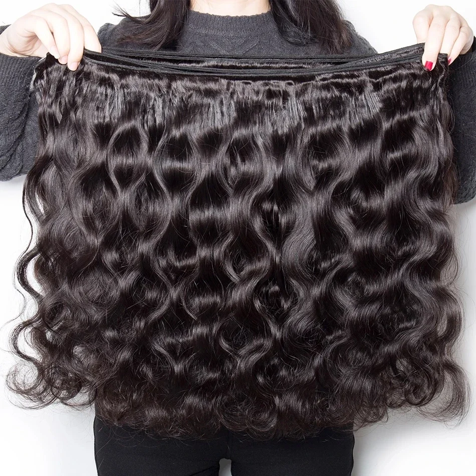 12A 100% Human Hair Bundles Body Wave Bundles Human Hair 50 Inch Body Wave Hair Weave 1pc/100g Natural Raw Human Hair Extensions 5