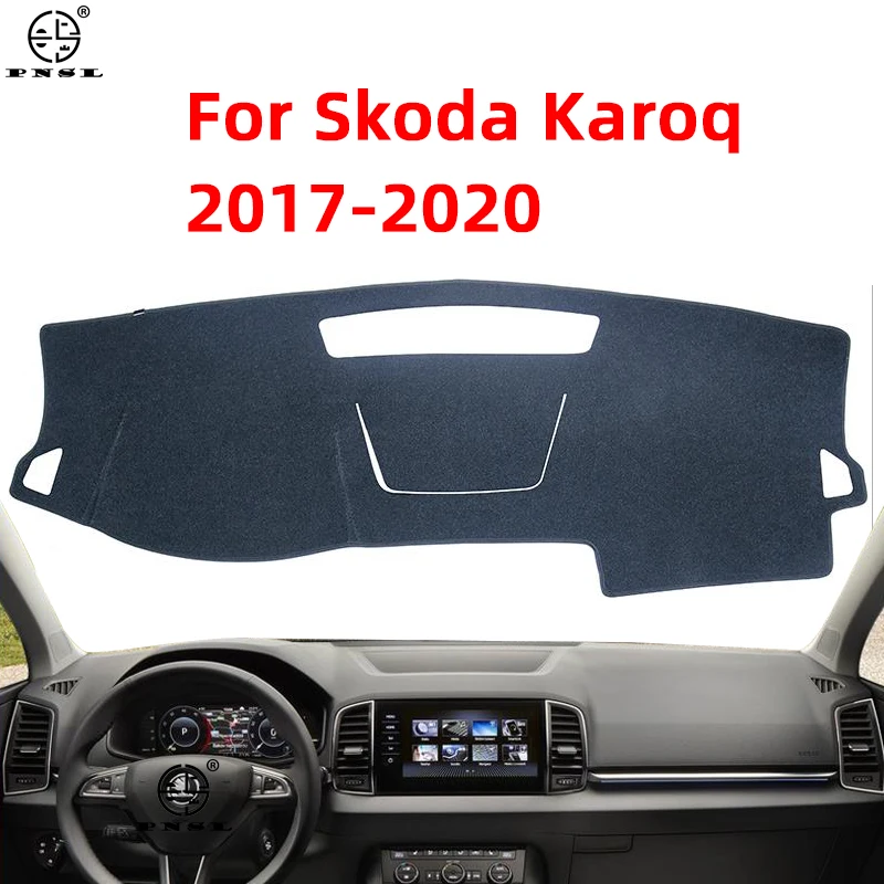 

For Skoda Karoq 2017 2018 2019 2020 Anti-Slip Mat Dashboard Cover Pad Sunshade Dashmat Carpet Anti-UV Dash Car Accessories Rug