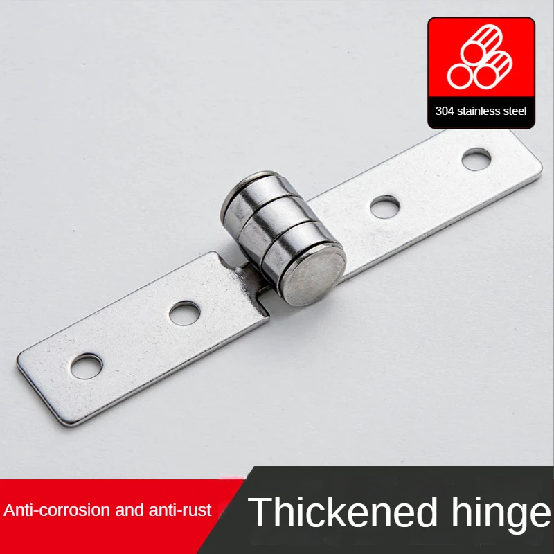 2PCS 304 Stainless Steel Folding Hinges For Bathroom Cabinet Mechanical Industrial Equipment Door Window Hardware Accessories