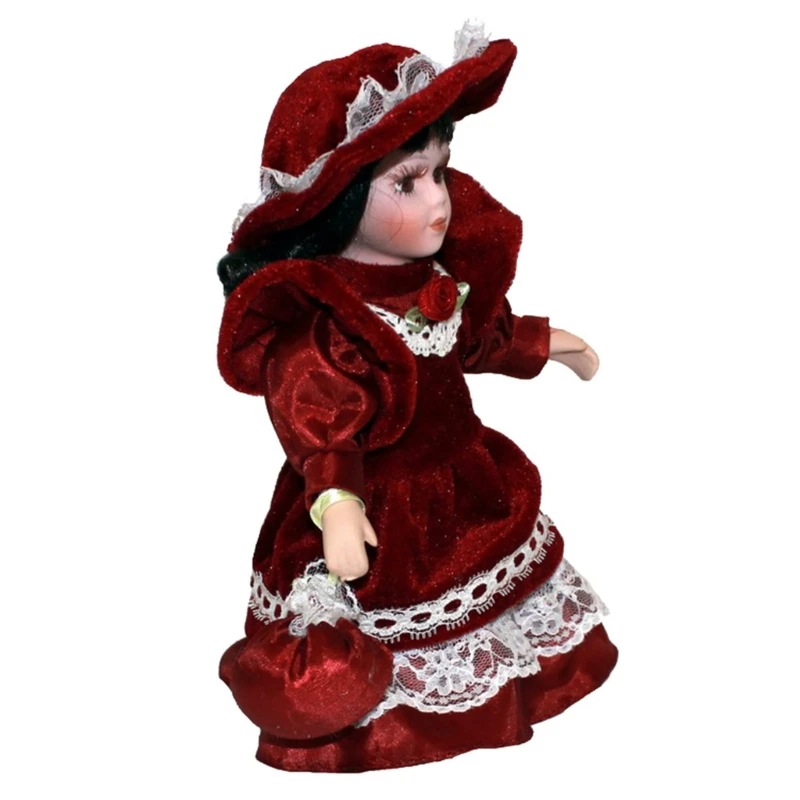 

N80C Vintage Reborns Toy Victorian Princess Ceramic for Centerpiece