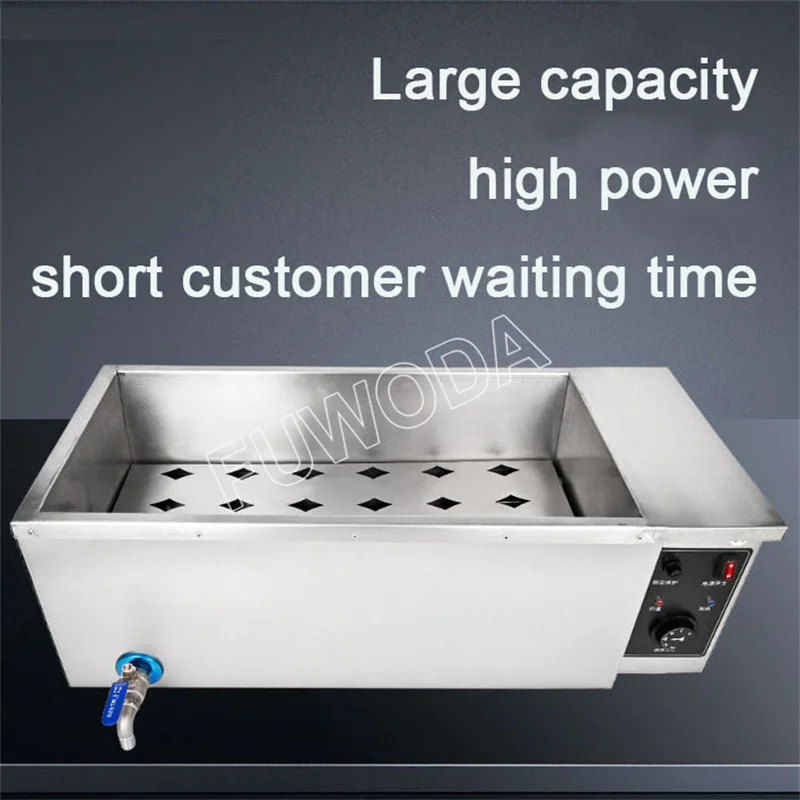 40L Electric Fryer 7500W French Fries Machine Commercial Tornado Potato Hot Dog Sausage Fried Machine Churros Fryer 220V 5