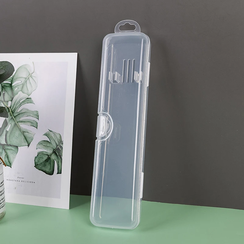 Toothbrush Holder Transparent Organizer Case Portable For Travel
