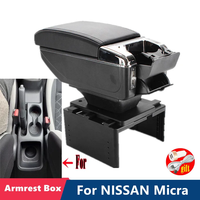 Para nissan micra caixa de apoio de braço nissan micra k14 caixa de