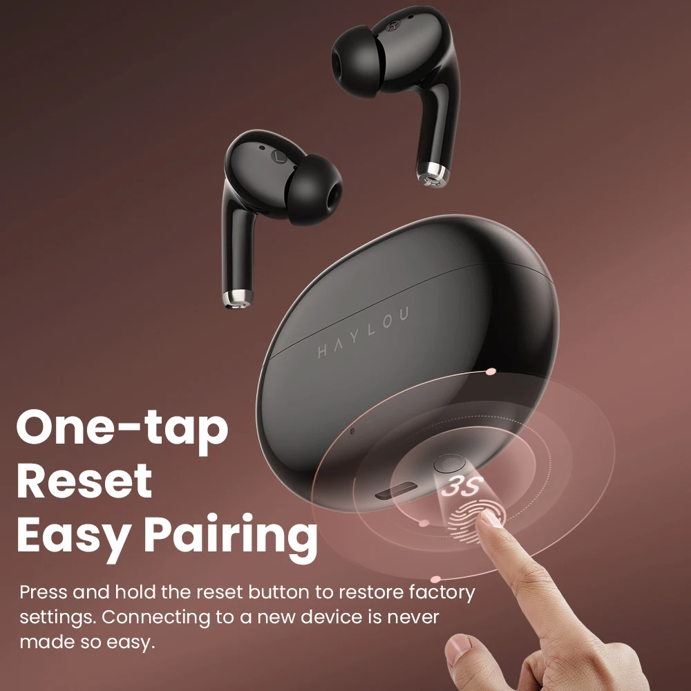 Haylou X1s Auscultadores Bluetooth sem Fio In-ear Design Earbuds 5.3 10 mm Driver Dinâmico Bateria 24h Enc Clear Call - Image 5