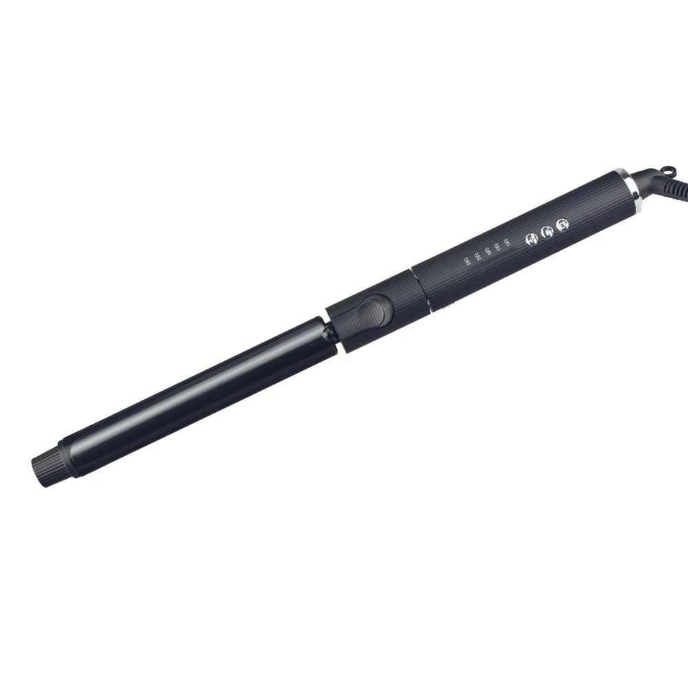 Professional Rotating Curling Iron Hair Curling Roller Nano Titanium Black Hair Curler With 230 Degree hair curler hair iron