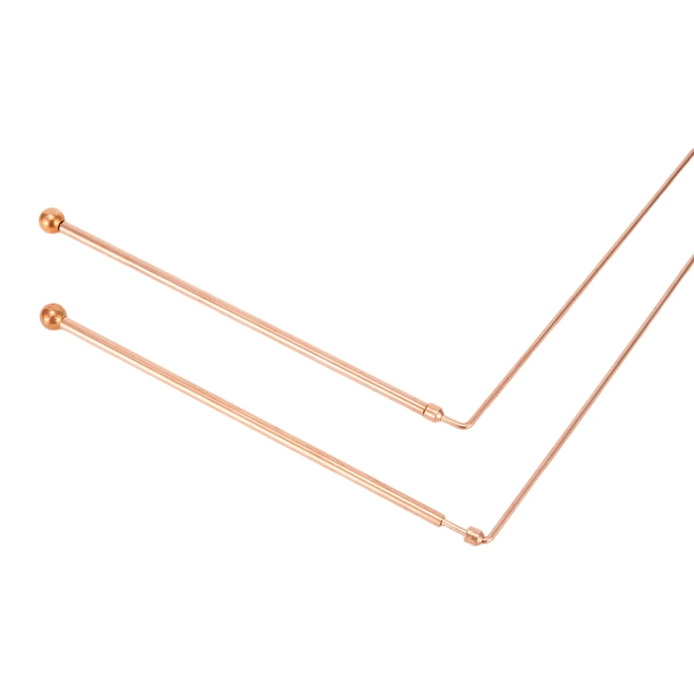2PCS Copper Dowsing Rods for Water and Treasure Detection