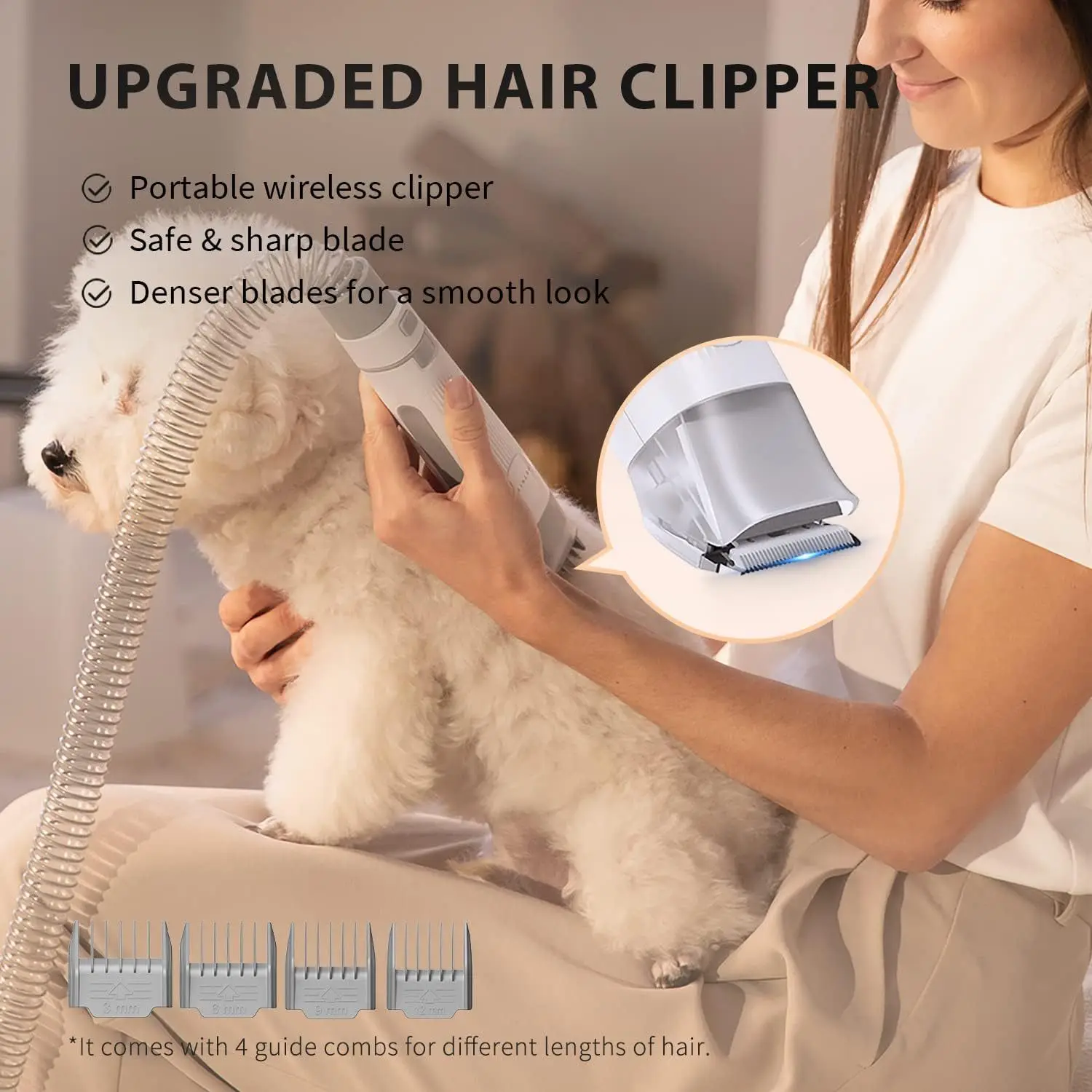 Petkit 5 in 1 Pet Grooming Vacuum Dog Grooming Kit Pet Hair Dust Cup Dog Brush Hair Vacuum Cleaner Electric Clippers
