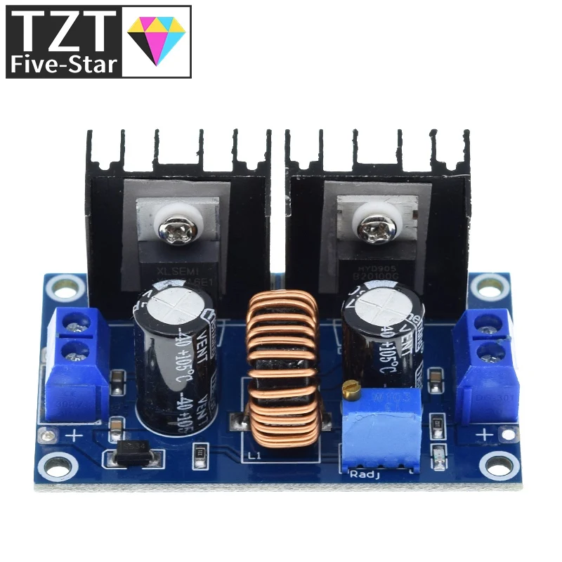 TZT 1/3 Stück MH-ET LIVE Max 8A 200W DC-DC Step-Down XL4016 PWM Einstellbares 4-40V auf 1,25-36V Step-Down-Platinenmodul