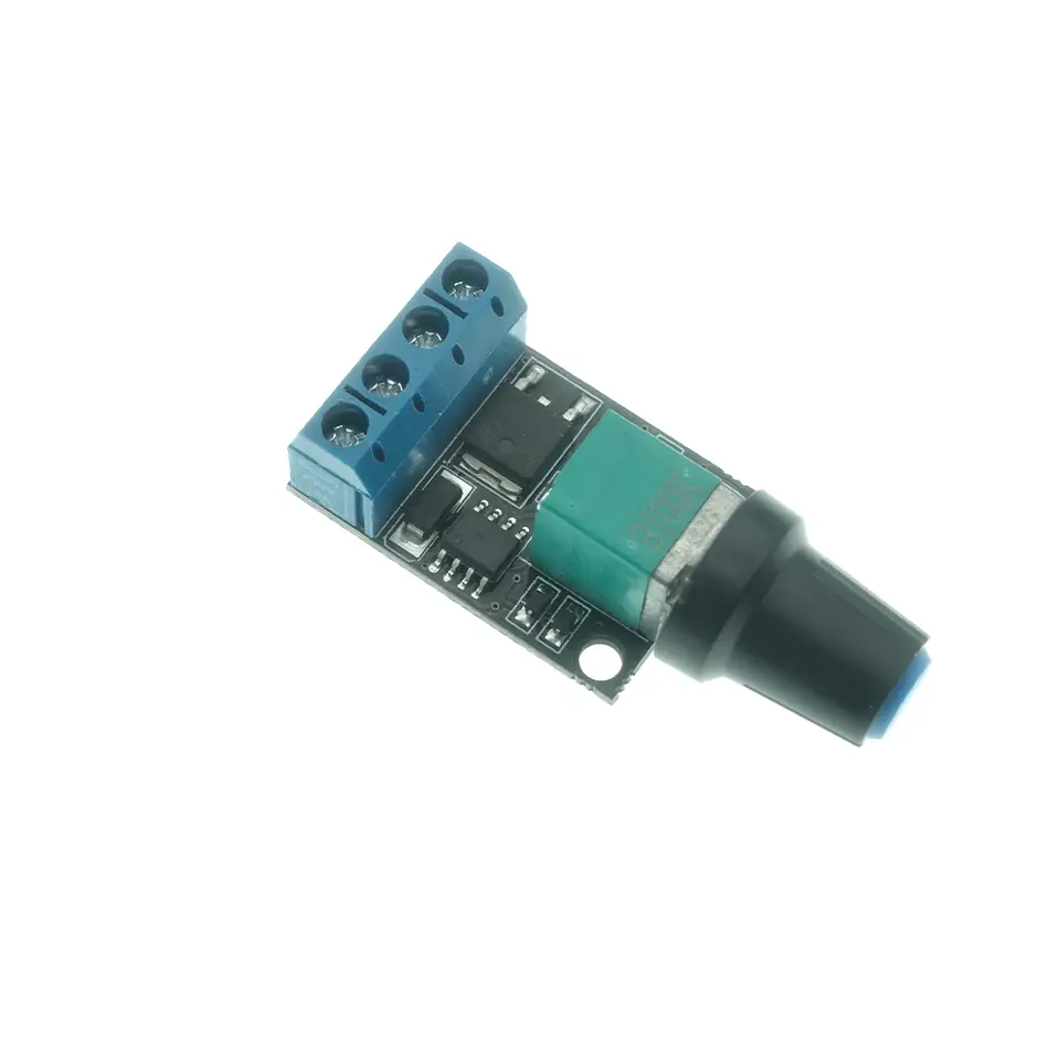 PWM DC Motor Speed Controller 5V 12V 16V 10A Stepless Regulator, Dual Use for Motor & LED Dimming Module image 3