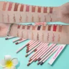 Private Label Pink Lip Liner Pencil Custom Logo Bulk 18-color Cosmetic Multi-functional Waterproof Pigment Lipstick Pen Makeup 4
