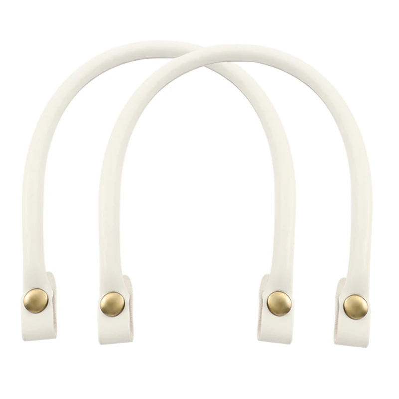 2 Poignées Cuir Synthétique, Sangles Remplaçables Pour Sac Femme Noir~p160409062