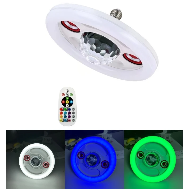 E27 Ceiling Lamp Speaker Dimmable Color Changing Ceiling Lamp Bedroom wall ceiling speaker,led ceiling lamp