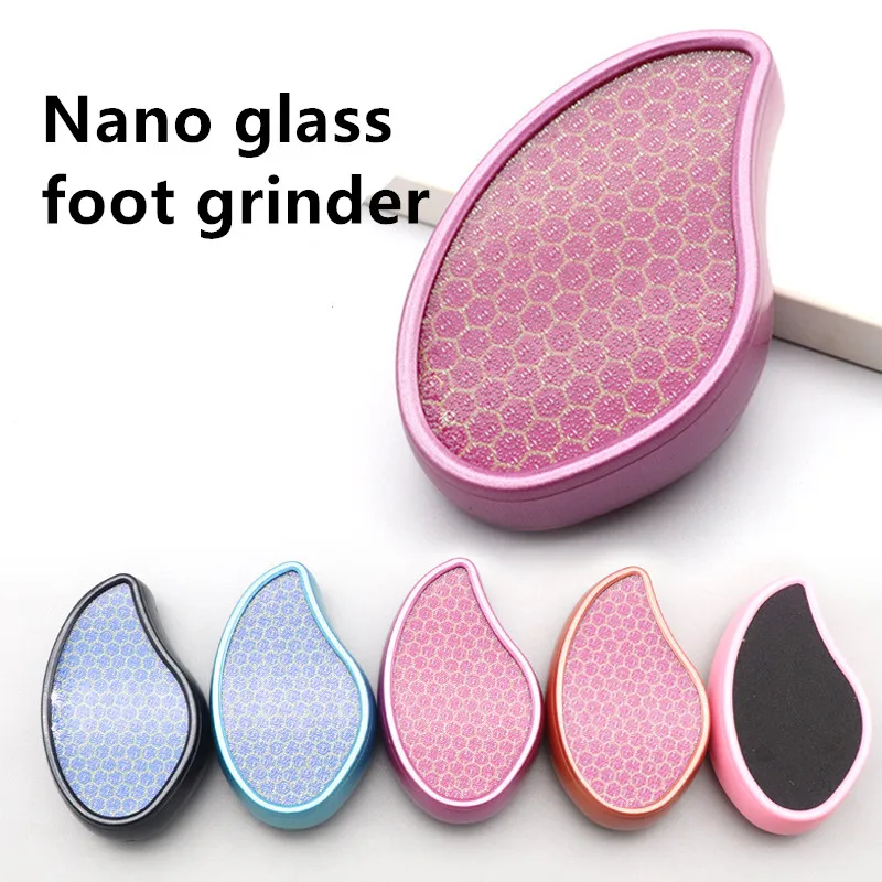 

Painless Nano Glass Foot File Dead Skin Remover Grinder For Pedicure Foot File Polisher Artifact Foot Peeling Pedicure Tools 2#