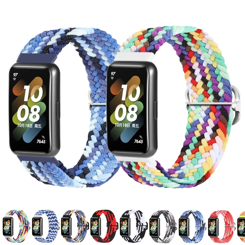 

Ремешок для смарт-браслета Huawei band 7, нейлоновый, регулируемый, дышащий, удобный