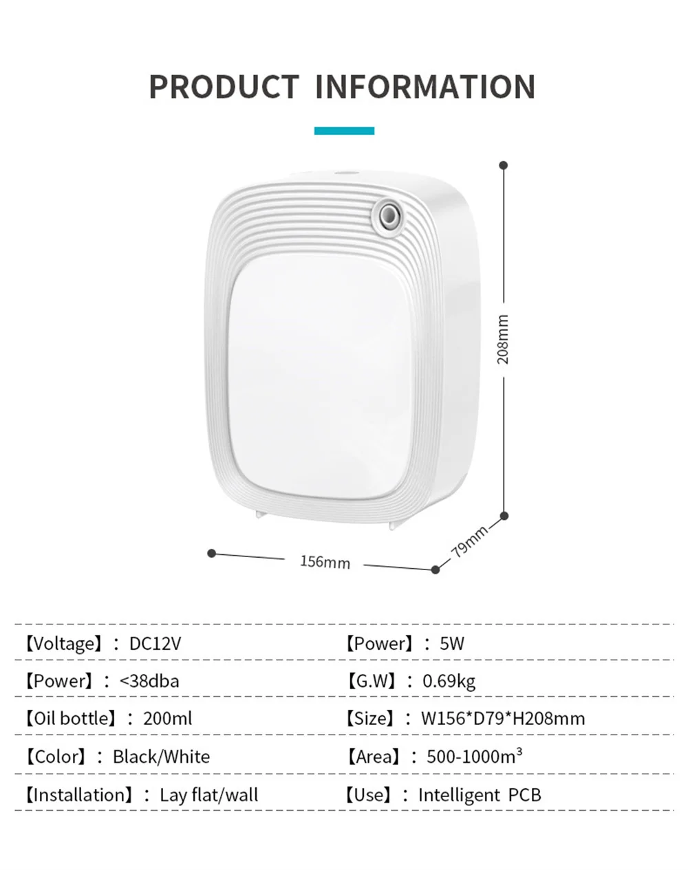 Namste Electric Aroma Diffuser For Home Hotel Scent Machine Intelligent Air Fresheners Smell Distributor Essential Oil Diffuser