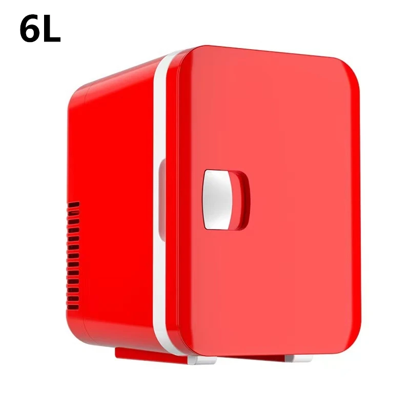 

6L Mini Fridge 12V 110V 220V Portable Refrigerator for Car Kitchen Home Camping Room Beverage Drink Freezer Warmer Cooler 미니냉장고