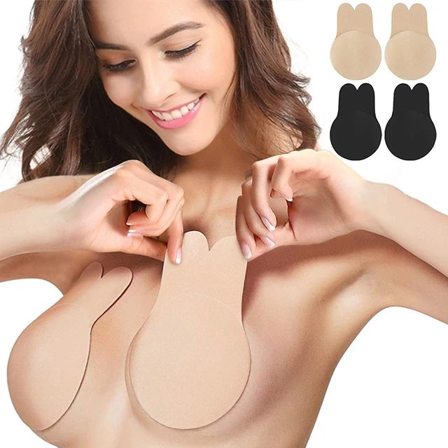 Girls Invisible Boobs Tape Breast Lift Nipple Cover Push Up Adhesive Bra  Lot UK 