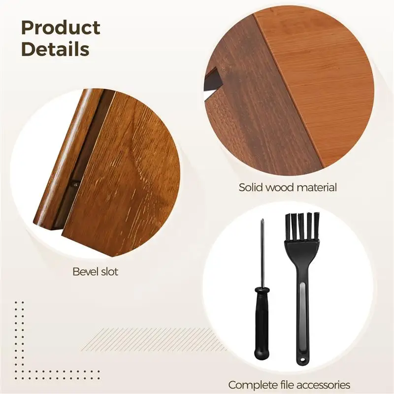 3/23/35 Degree Fret End Beveling File Kit 3 In 1 Fret File Guitar Bass End Guitar Crowning Bevel Tools