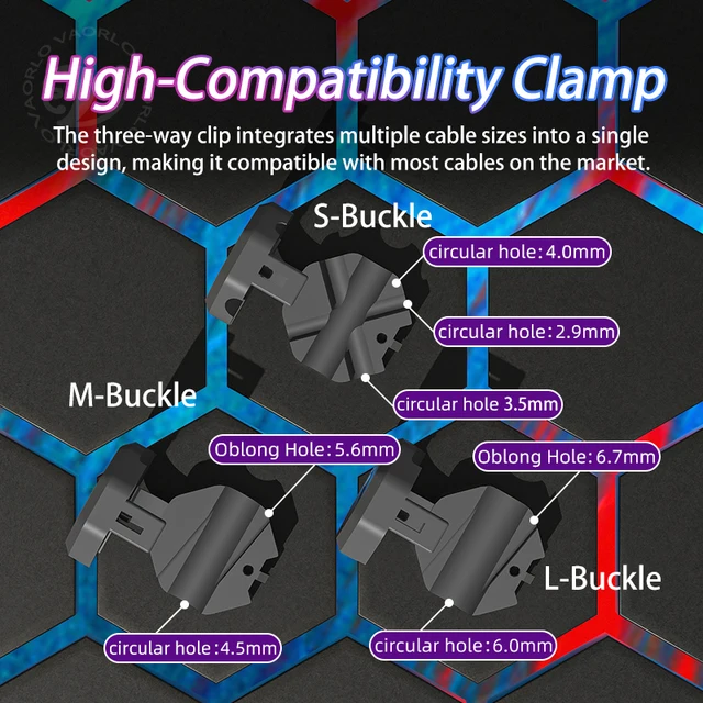 4-in-1 Magnetic Cable Organizer - USB/Charging Cord Clip & Desktop Tidy Holder for Mouse/Earphones 3