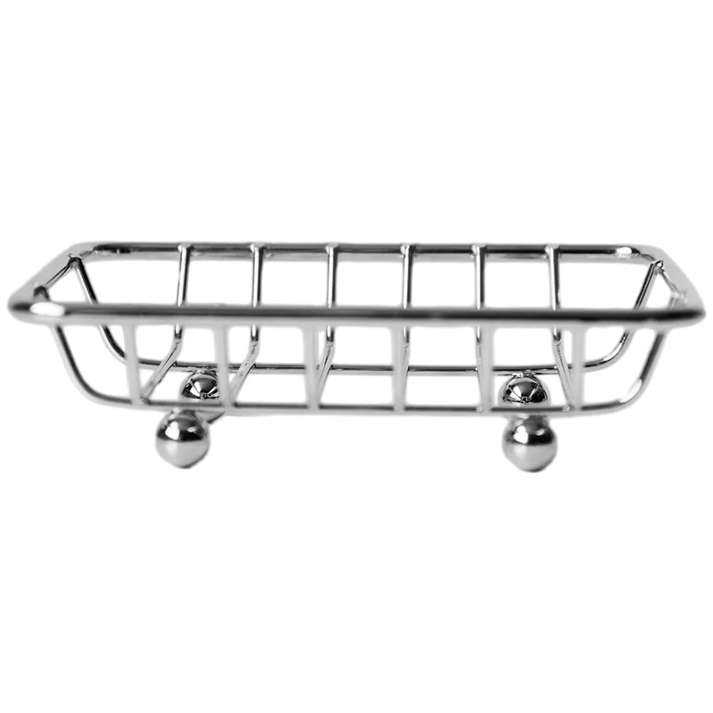 

Soap Holder Kitchen Assoccories Dish Bar for Shower Tray Storage Shelves Wrought Iron Draining Rack Metal Shelf