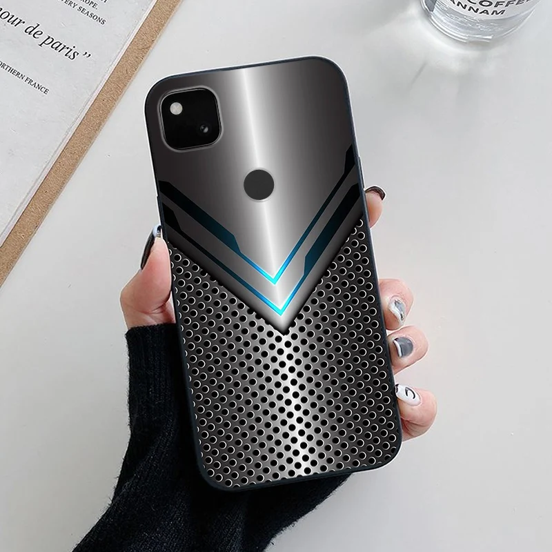 Floral Black Soft TPU Silicone Phone Case Cover