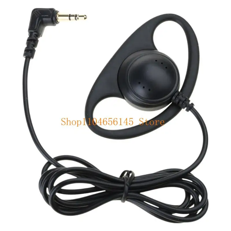 USB-C/3.5mm Mono Earphone - Single-Sided Corded Headset Earbud
