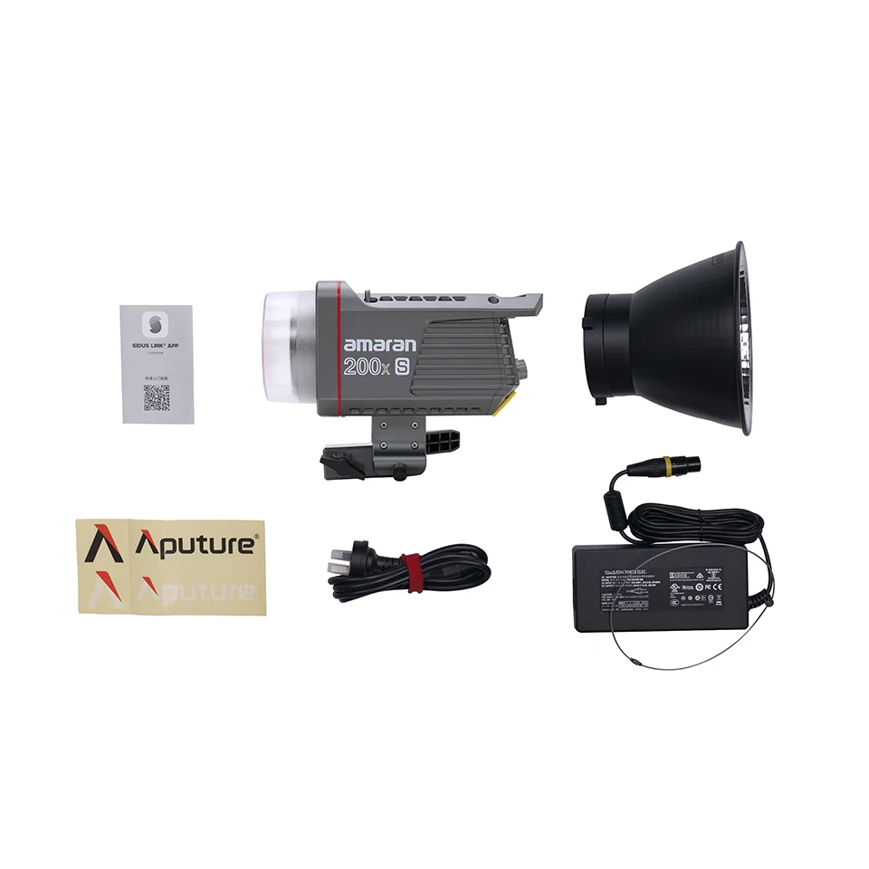 Iluminação Estroboscópica Fotográfica para Aputure, Efeito de Luz Integrado 9 FX, LED, Amaran 200d S, Bicolor, 200W, 2700-6500k