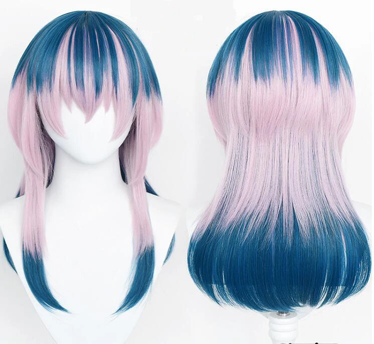 

Anime Tokyo Revengers Haitani Rindou Blue Purple Long Cosplay Wig Heat Resistant Halloween Party Role Paly Wigs