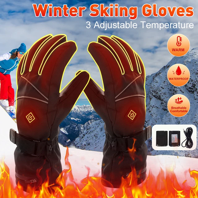 Guantes Para La Nieve Disfruta Del Invierno Sin Preocuparte Por El Frio,  Negro