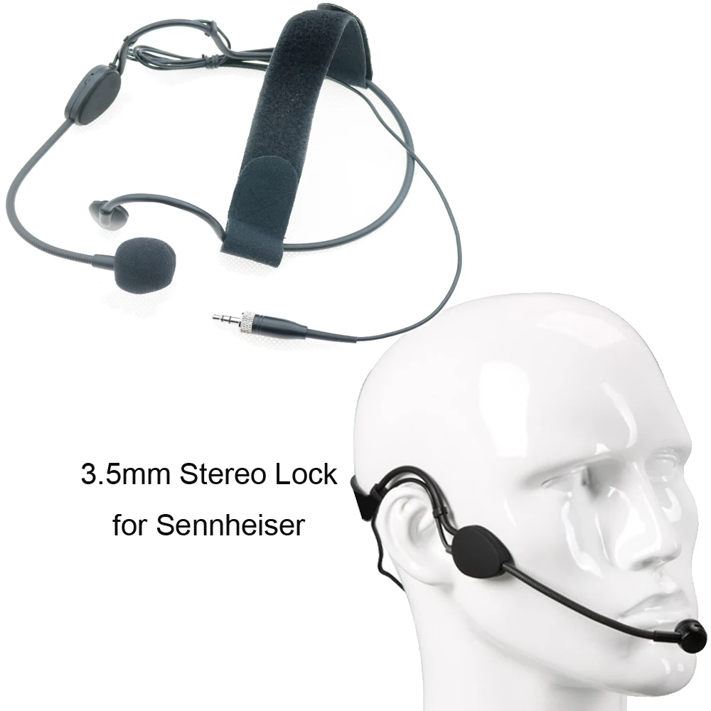 Pro Cardioid Me3 Microfono Grande Copricapo Per Sennheiser Ew G2 G3 G4 Xs Avx Trasmettitore Digitale Auricolare Headmic