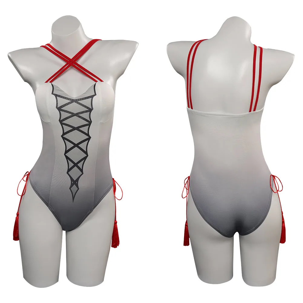 

Shen He Cosplay Costume Anime Game Genshin Impact Swimsuit For Girls Outfits Halloween Carnival Party Women Role Disguise Suit