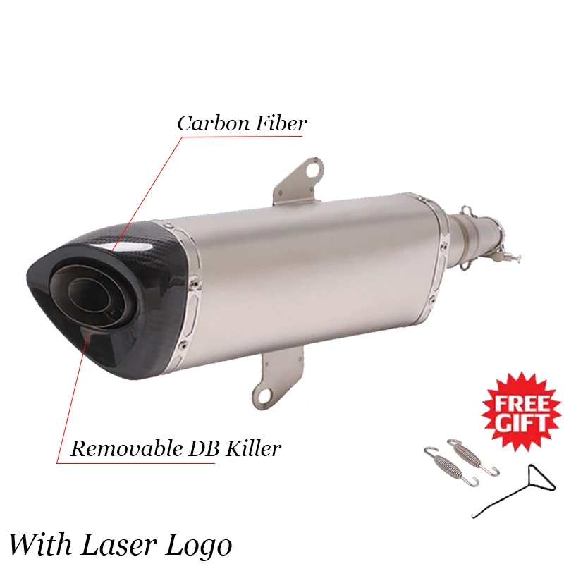 Slip On For Honda Nss350 Nss 350 2020-2022 Newstylishsports 350 Motorcycle Exhaust Escape System Modify Mid Llink Pipe Muffler - Image 4
