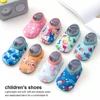 1Pair Baby Non-slip Floor Socks Cartoon Animal Print Shoes Socks For Swimming Surf Toddler Boys And Girls First Walkers Cute 1