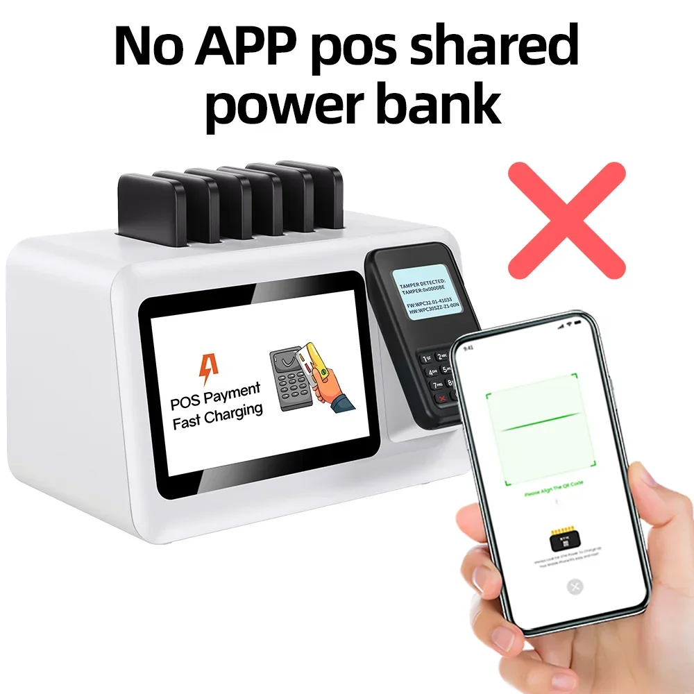 New Product Smart Shared Rental Power Bank Charging Vending Machine with  Stand QR Code and POS 2 in 1 Power Bank Rental - AliExpress 1420